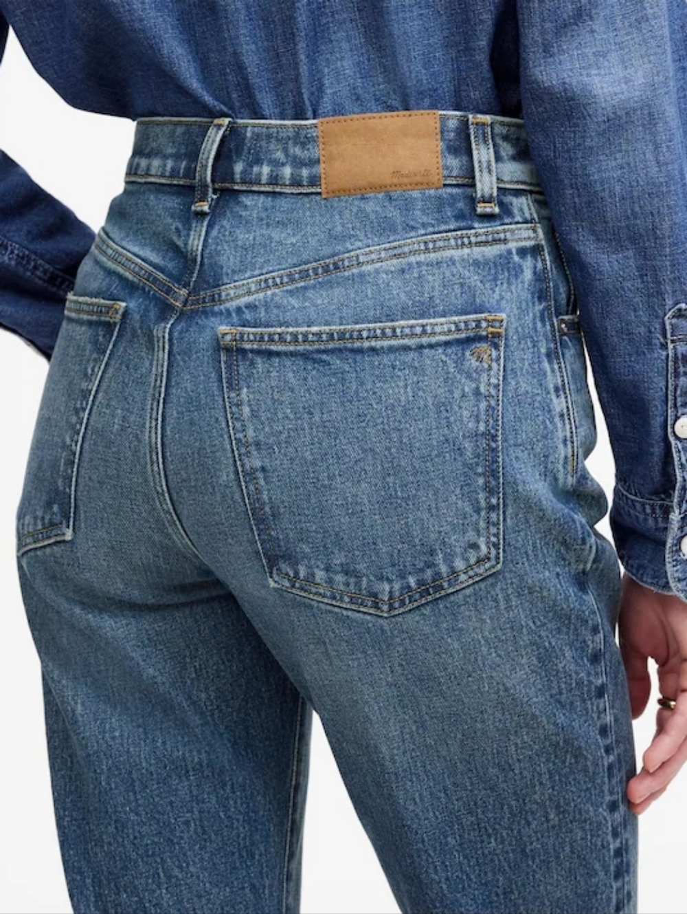 Madewell Relaxed Boot Cut Women's Jeans Sz 27 - Picture 3 of 10